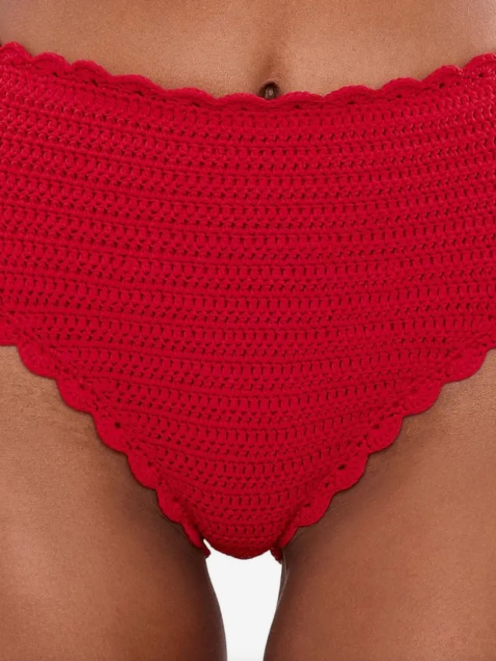 NEW WITH TAGS - Beach Riot Kirby Swim Bottom - SIZE S - RED